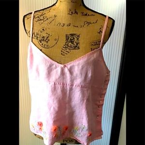 Richard Malcolm 100% Irish Linen. Summer top (#100)